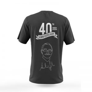 T-shirt 40 anni_back