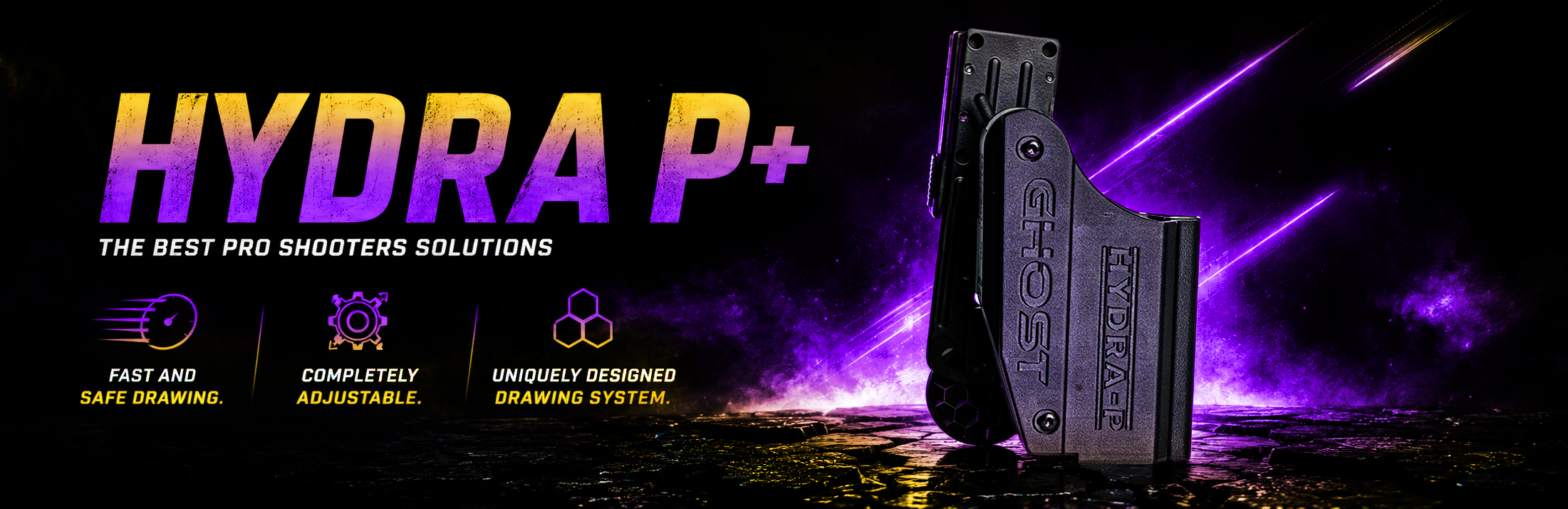 HydraP+ ghost holster sport banner